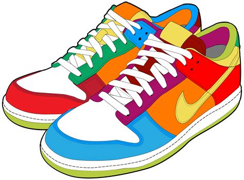 free nike sneakers clip art.